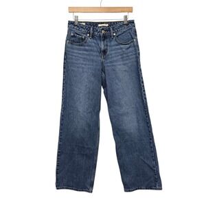 Levi's Low Loose Jeans Women's Size 27 Blue Denim High Rise Wide Leg Relaxed Fit